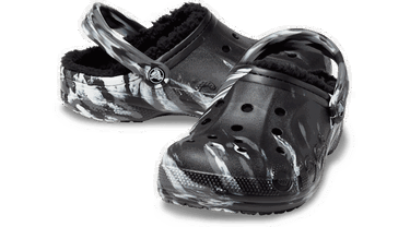 Sneakers og sko Crocs Baya Lined Marbled Clogs Sort | 208333-0C4, 1