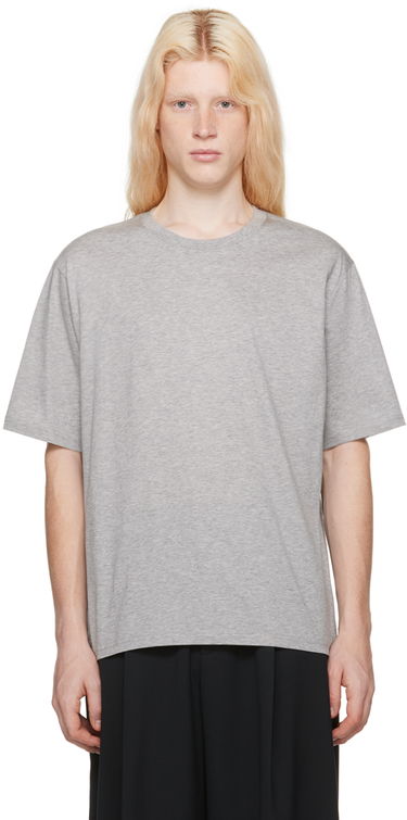 T-shirt Studio Nicholson Studio Nicholson Bric T-Shirt Grå | BRIC SNM-911, 0