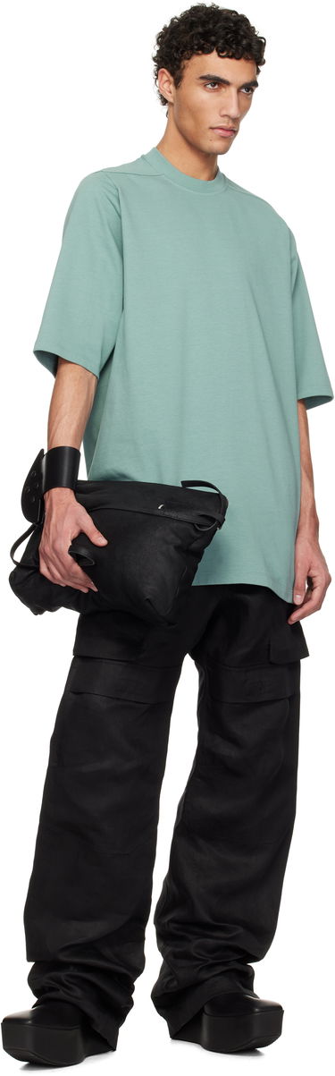 T-shirt Rick Owens Rick Owens Hollywood Jumbo Short Sleeve T-Shirt Grøn | RU01E5249 BA, 3