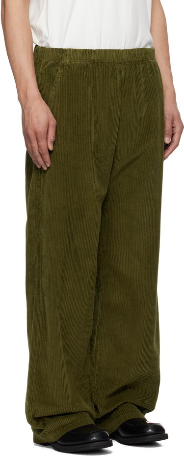 Bukser LES TIEN Les Tien Heavyweight Utility Puddle Sweatpants Grøn | WC-3089-SW, 1