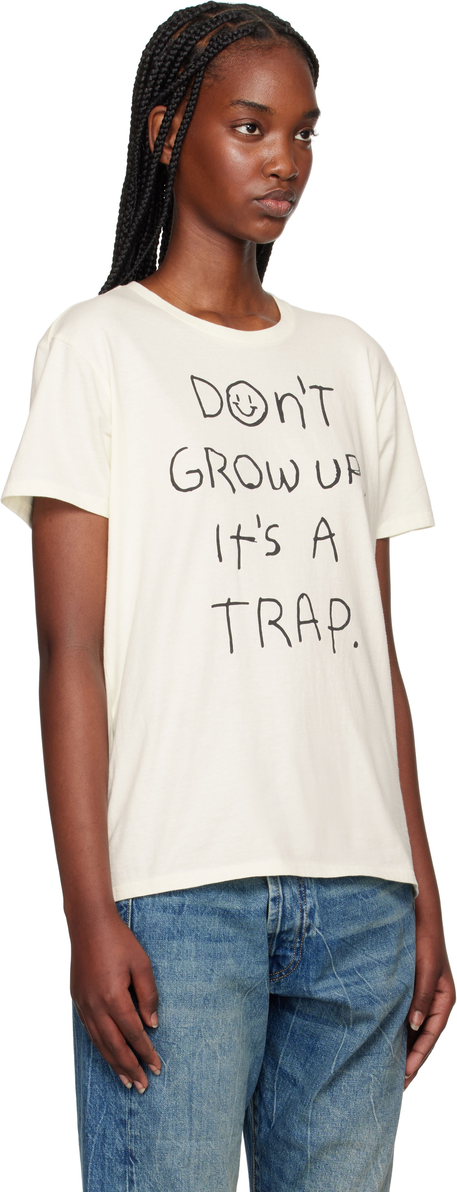 T-shirt R13 R13 'Don't Grow Up' T-Shirt Hvid | R13WK001-K108B, 1