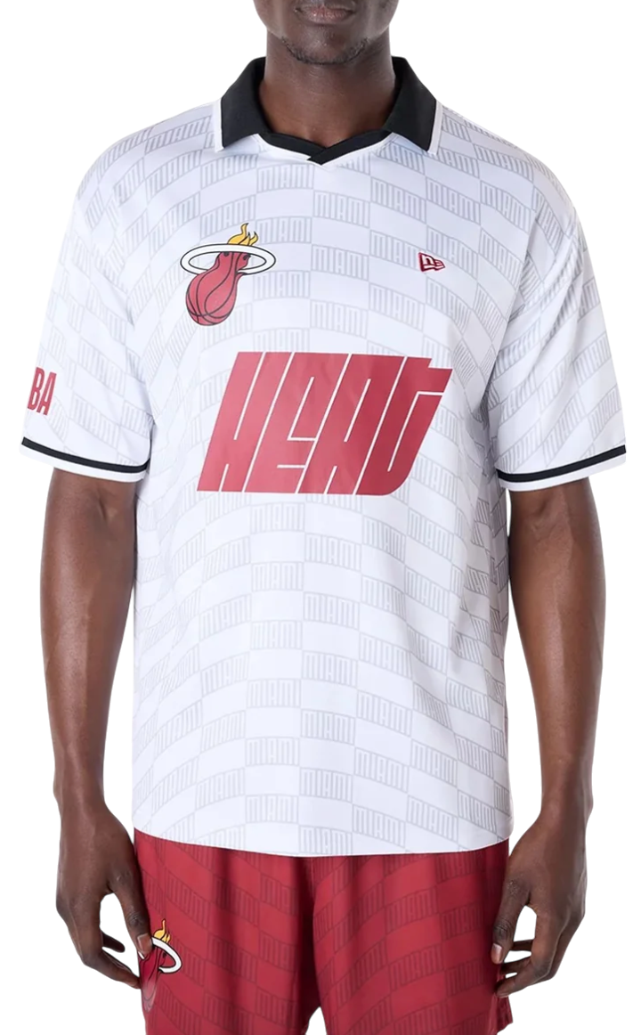 Jersey New Era New Era NBA Miami Heat Oversized T-Shirt Hvid | 60596416-60596416