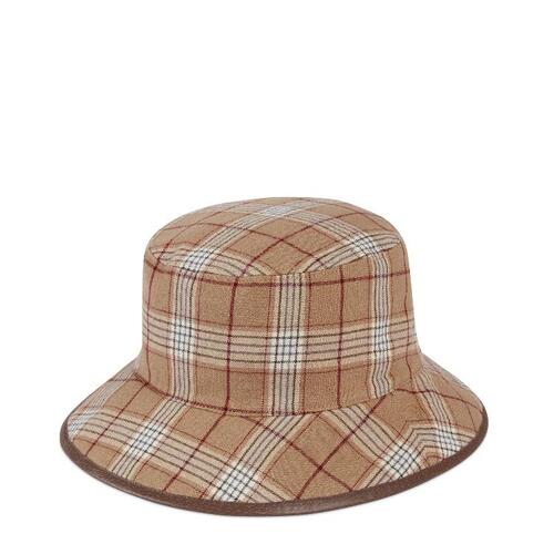 Hat Gucci GG Supreme Reversible Bucket Hat Bucket Hat Beige Brown Beige | 700851 4HAOT 9779, 0