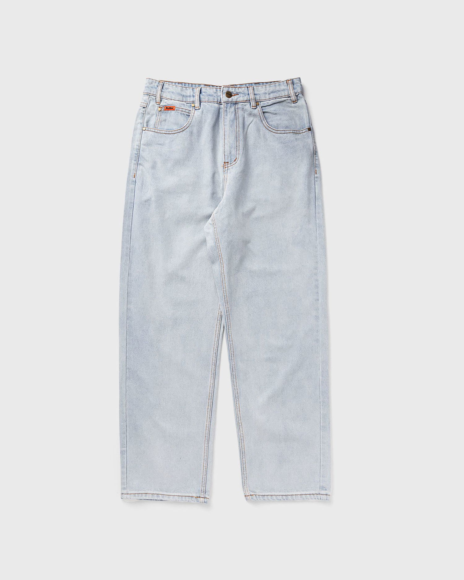 Jeans Butter Goods Relaxed Fit Denim Jeans with Contrast Stitching Blå | P25245, 0