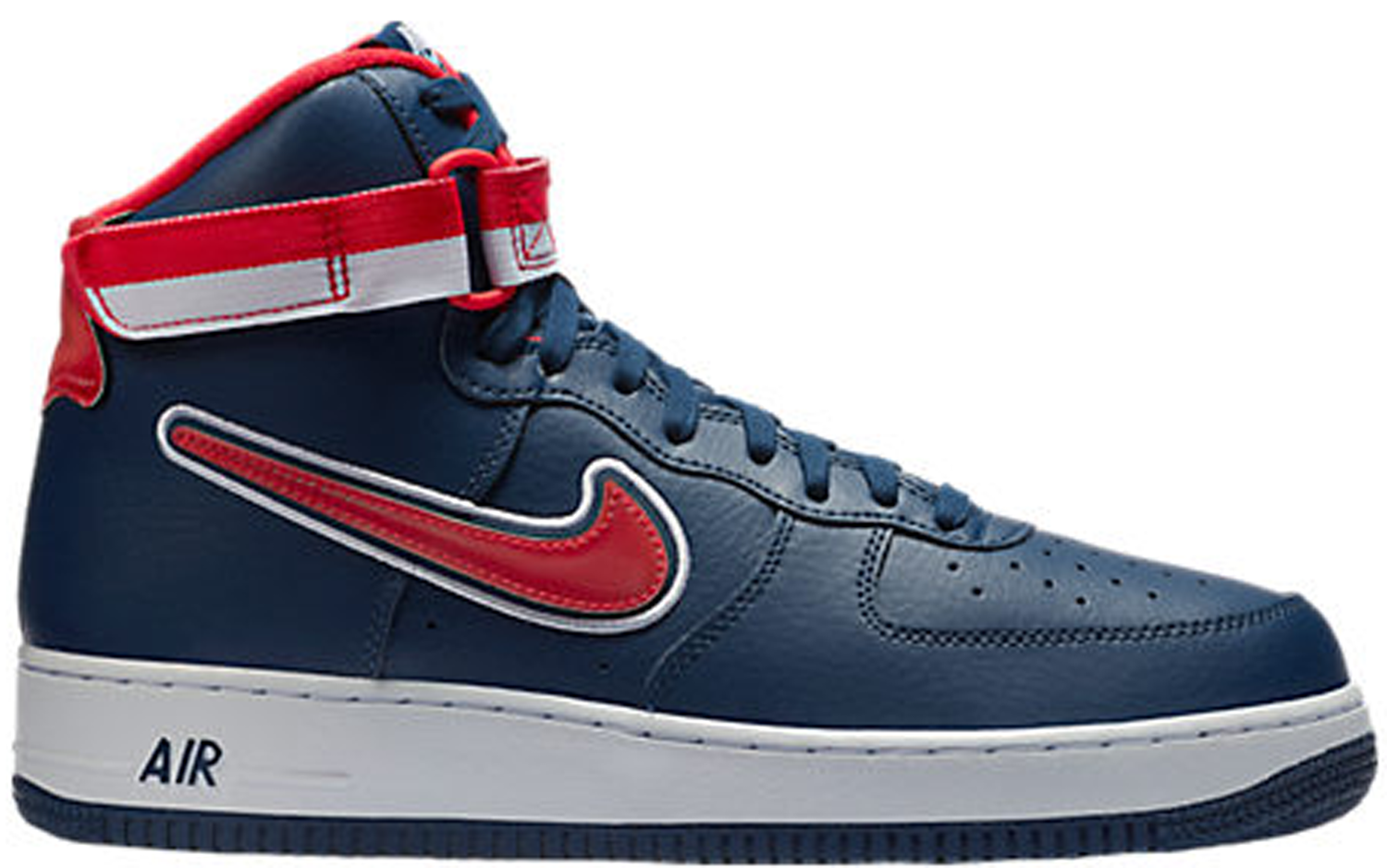Sneakers og sko Nike Air Force 1 High Sport NBA Midnight Navy University Red Mørkeblå | AV3938-400, 0