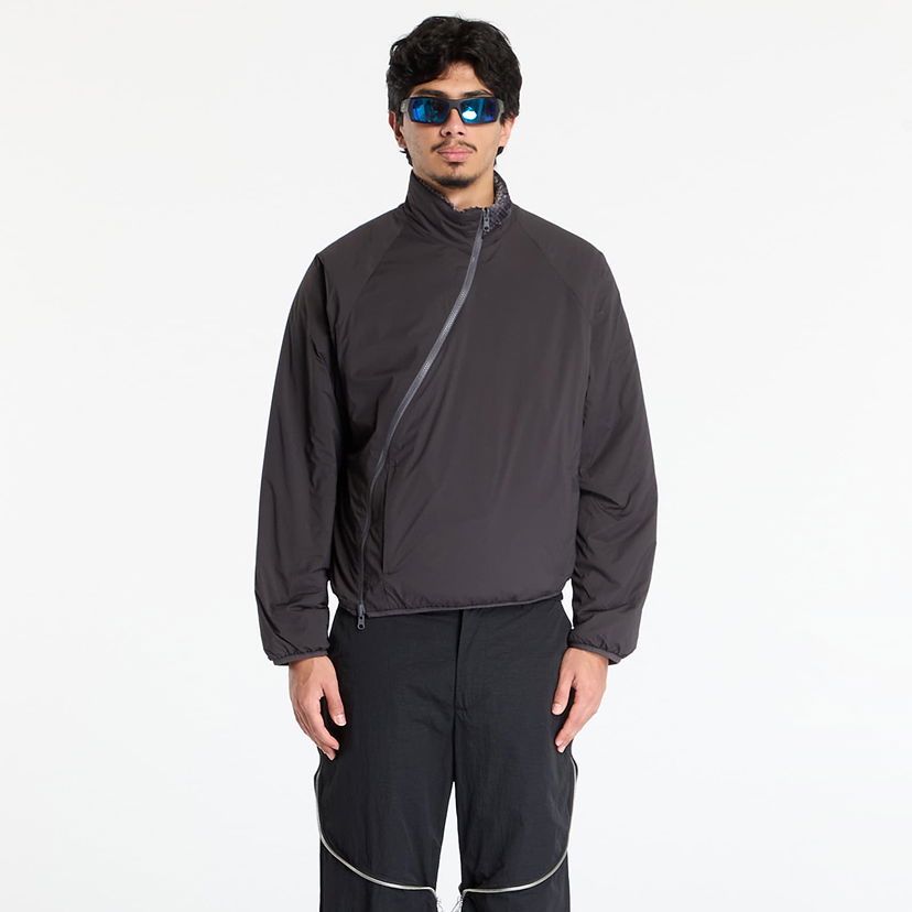 Puffer jakke Post Archive Faction (PAF) Asymmetrical Zipper Padded River Jacket S Sort | A1-003CC