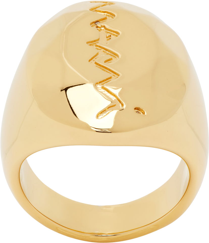 Ring Marni Marni Signet Ring Metalisk | ANZB0003A0 M2000