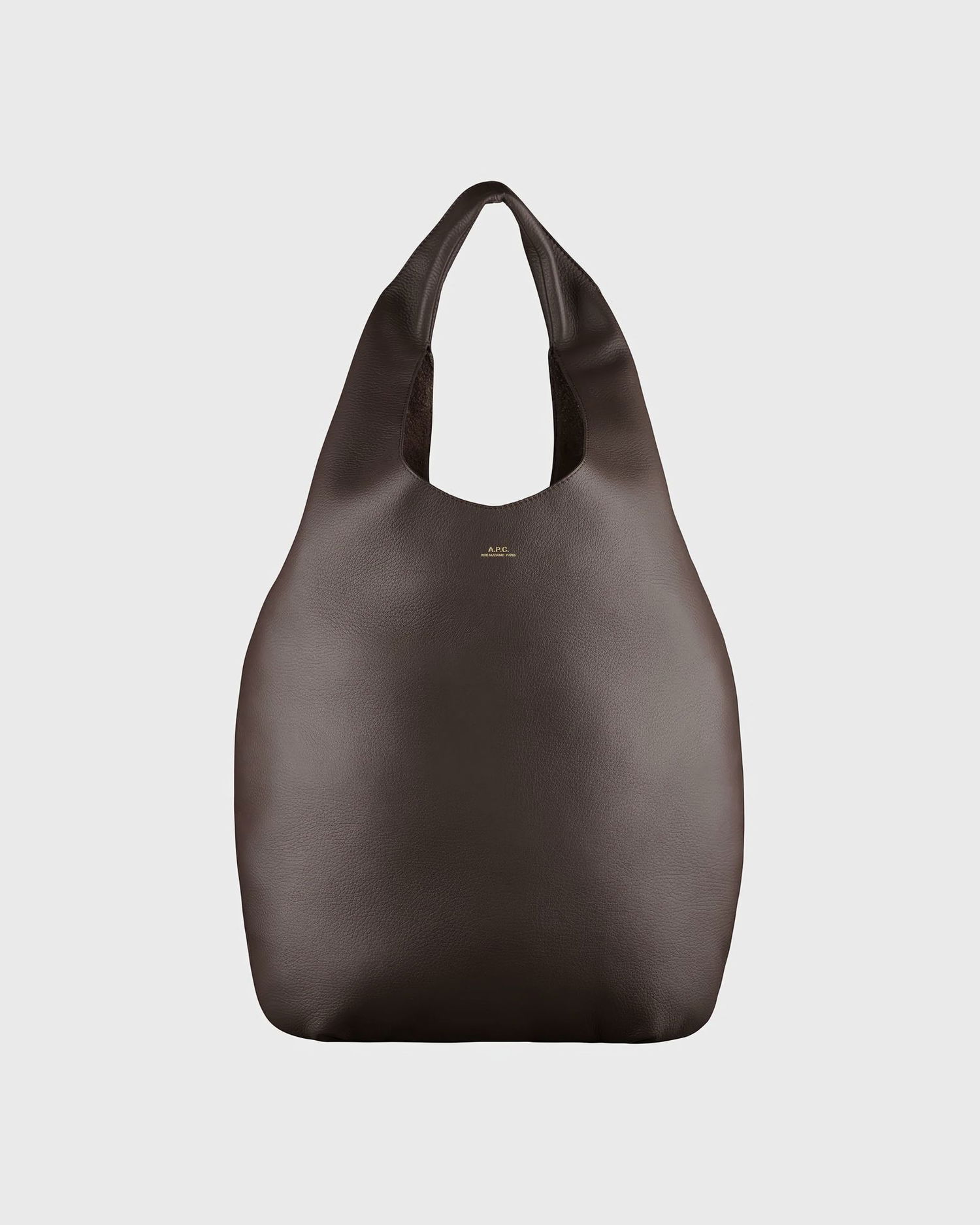 Skuldertaske A.P.C. A.P.C. Le Neige Leather Shoulder Bag Brun | PXCBC-F67008-CAV, 0