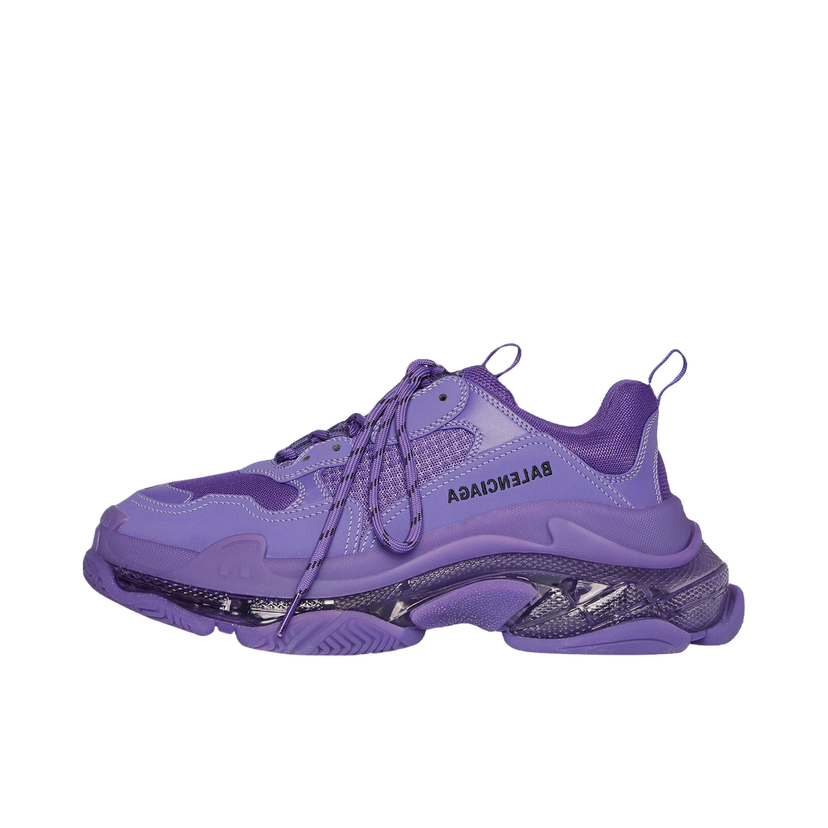 Sneakers og sko Balenciaga Triple S Clear Sole Deep Purple W Lilla | 544351W2GA16910