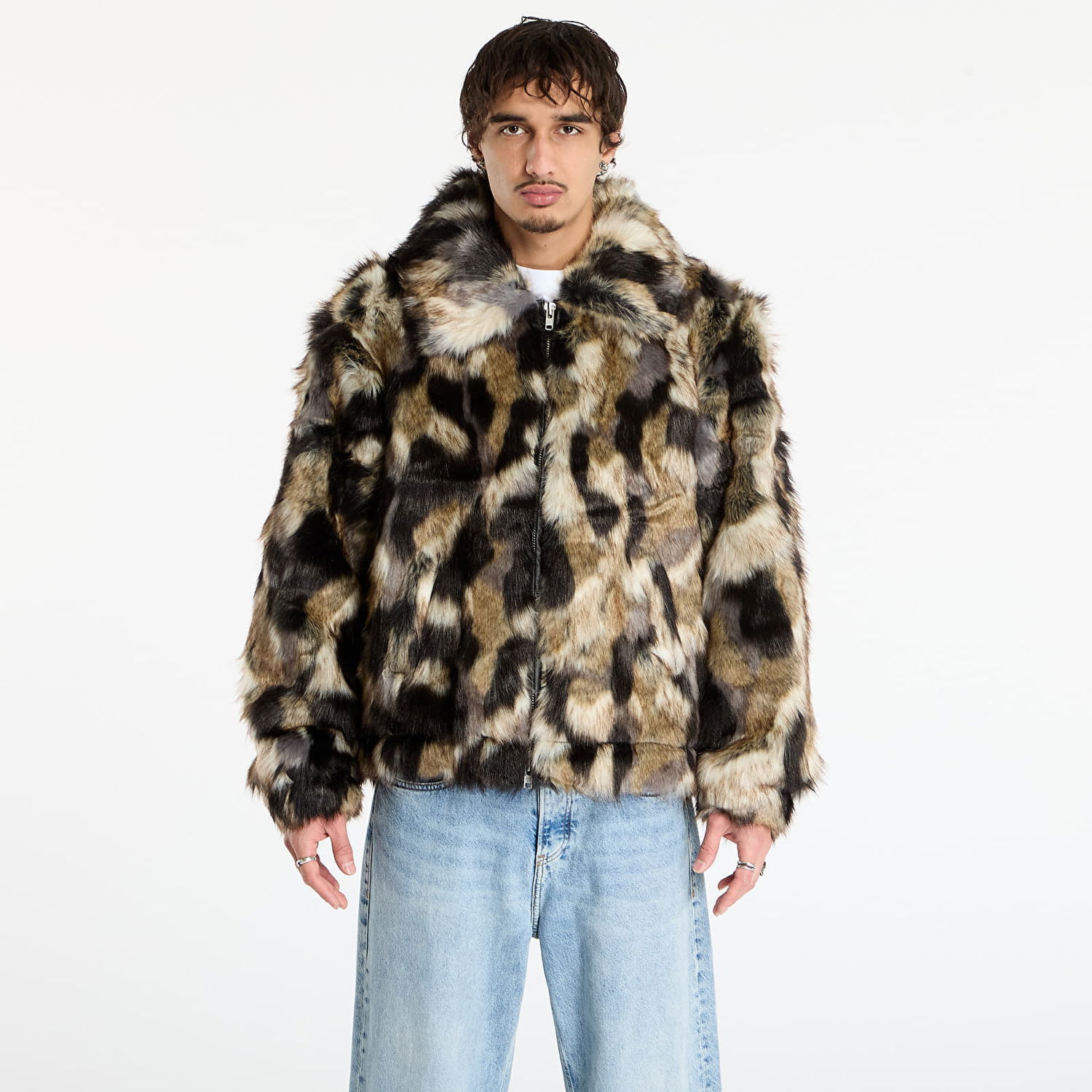 Jakke Patta Patta Faux Fur Patchwork Jacket Flerfarvet | POC-AW25-2700-348-0023-084, 0