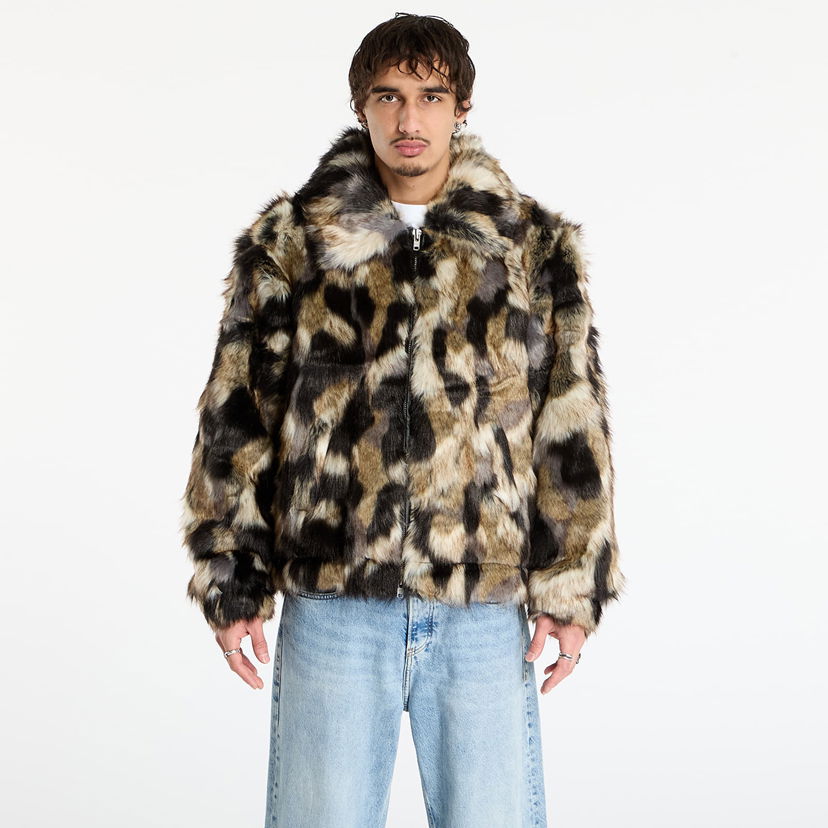 Jakke Patta Patta Faux Fur Patchwork Jacket Flerfarvet | POC-AW25-2700-348-0023-084