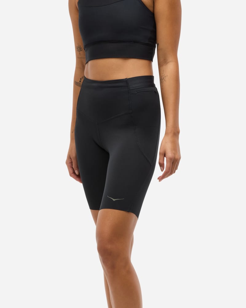 Shorts Hoka One One Novafly 9" Knit Shorts, Size Large Sort | 1164150-BLK