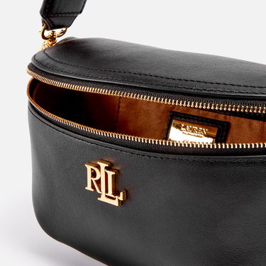 Taljetaske Polo by Ralph Lauren Leather Belt Bag Sort | 431934832003, 0