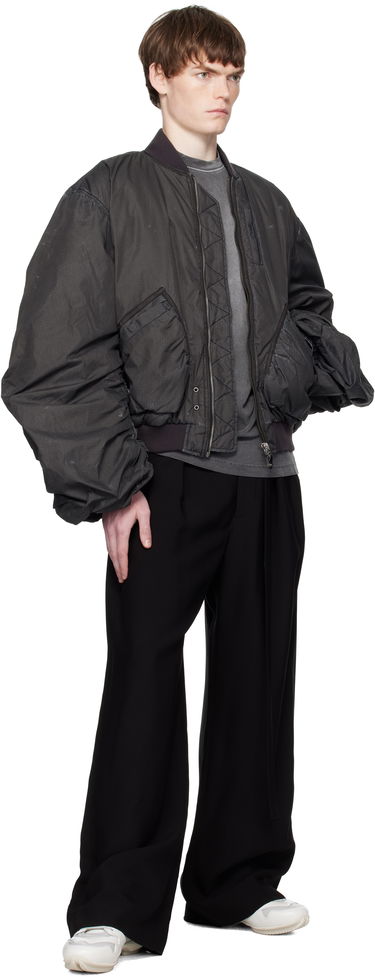 Bomberjakke We11done We11done Washed Nylon Bomber Jacket Sort | WD-JP2-25-059-U-BK, 3