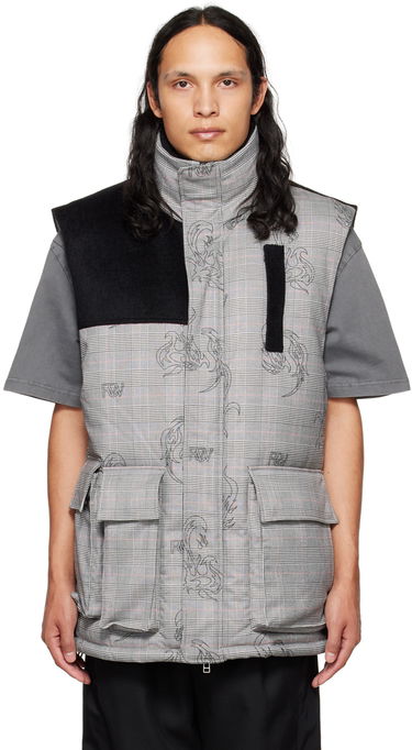 Vest Feng Chen Wang Feng Chen Wang Printed Down Vest Grå | FUF14VS02, 0