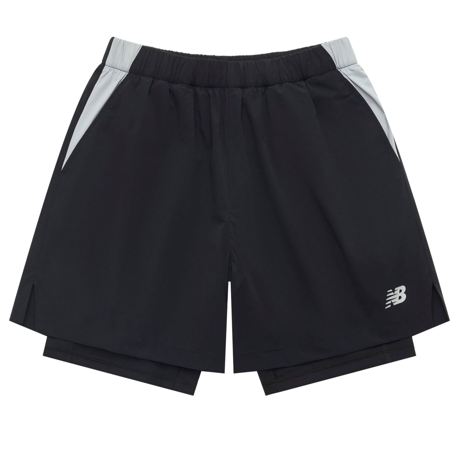 Shorts New Balance 2-In-1 Logo Shorts Sort | NVE25121-BK, 0