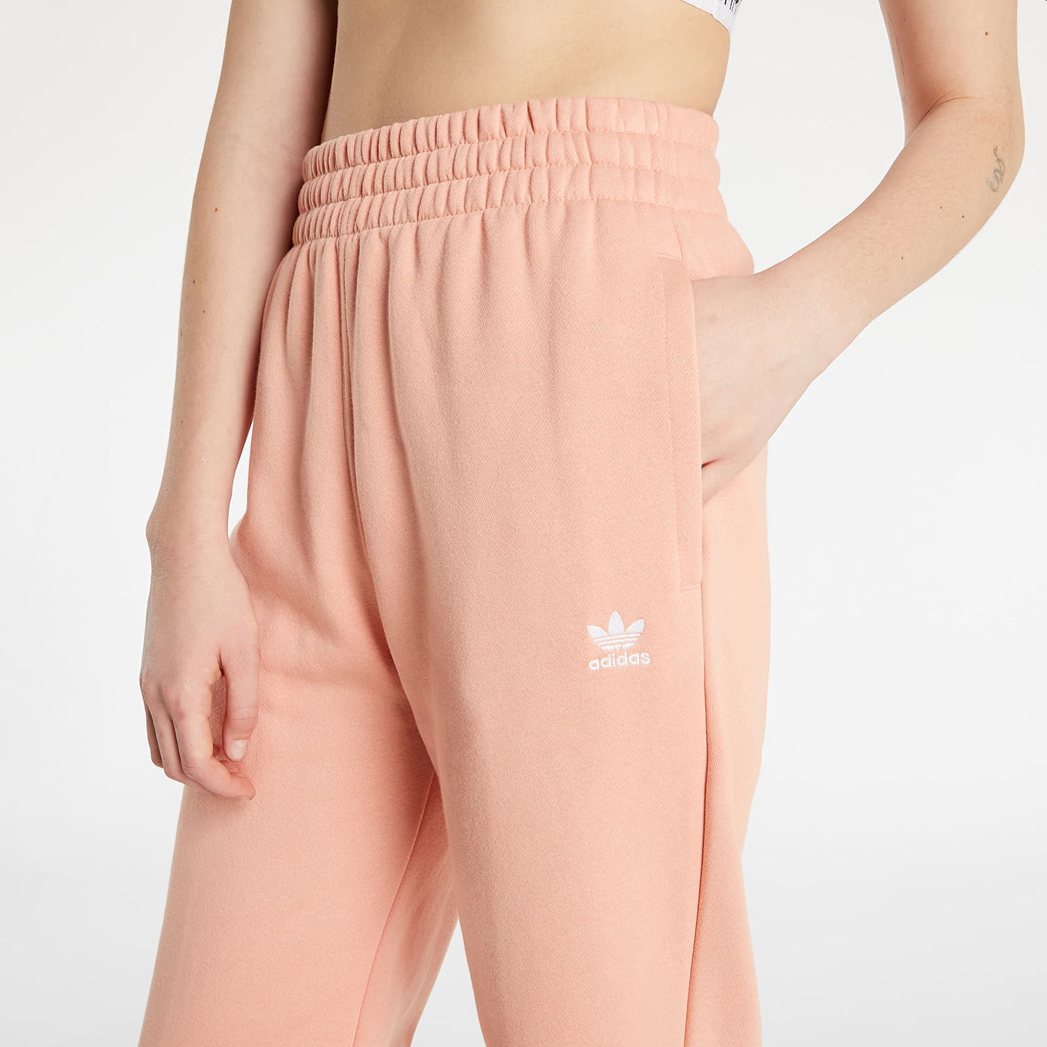 Bukser og jeans adidas Originals Adicolor Essentials Fleece Pants Beige | H06631, 1