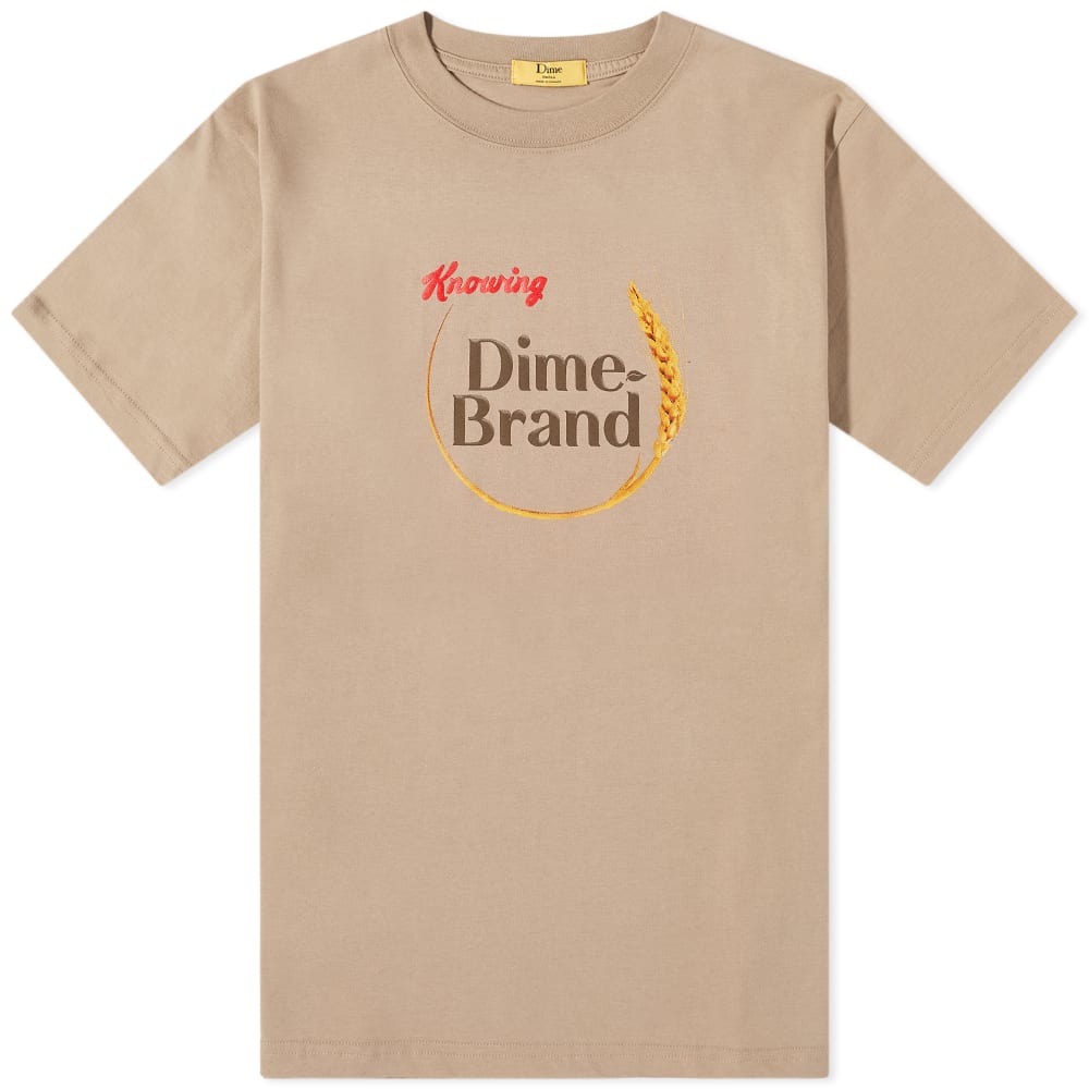 T-shirt Dime Grain Tee Beige | DIMESU25CAM, 0