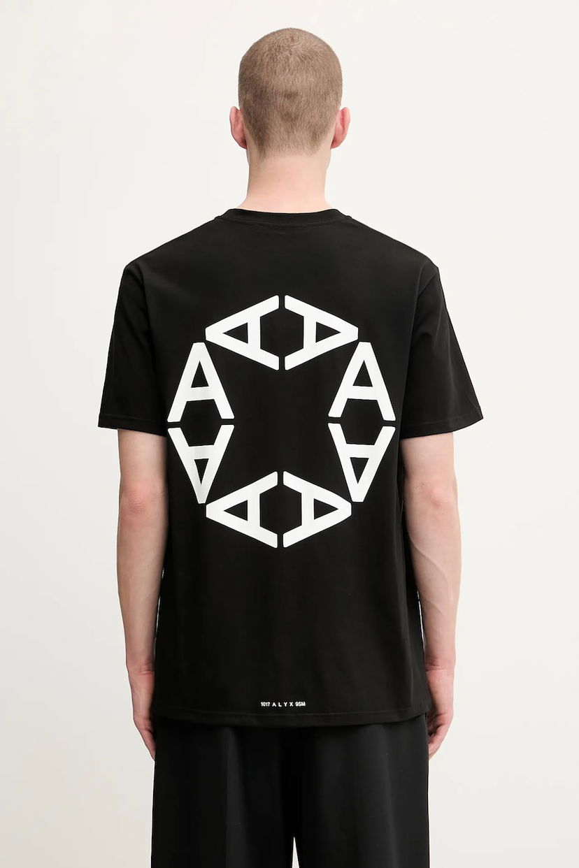 T-shirt 1017 ALYX 9SM 1017 ALYX 9SM Circle Print T-Shirt Sort | AAMTS0508FA01