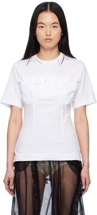 Simone Rocha Balconette Bust Detail T-Shirt