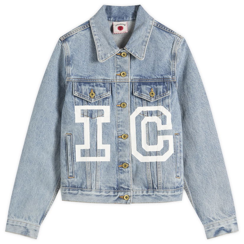 Jakke BBC IceCream ICECREAM Trucker Jacket, Size Large Blå | ICWW25303-LBL
