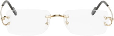 Solbriller Cartier Cartier Décor C Classique Rimless Glasses Metalisk | CT0563O-001, 0