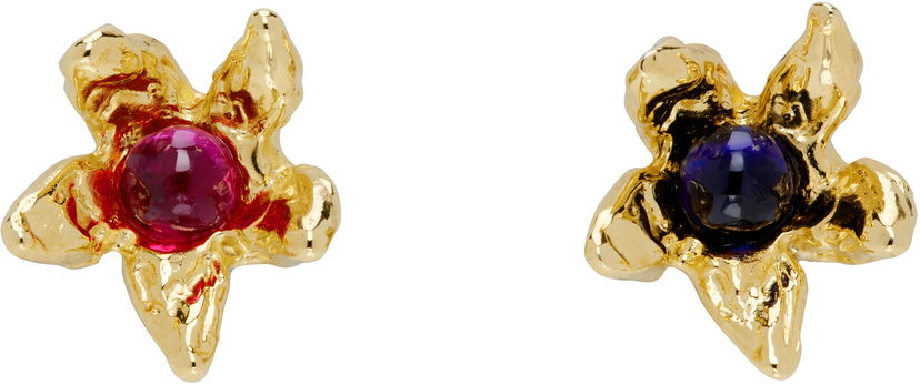 Øreringe Chopova Lowena Chopova Lowena Claw Flower Stud Earrings Flerfarvet | 6572