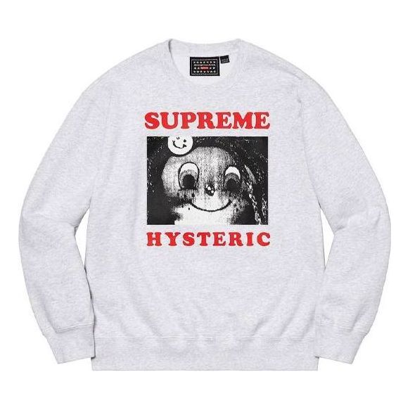 Sweater Supreme Glamour Crewneck Grå | SUP-SS21-539