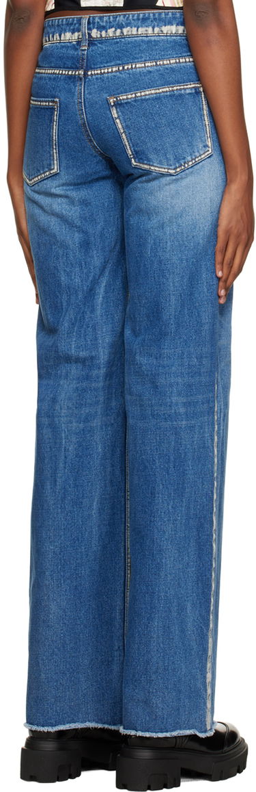 Jeans We11done We11done Worn Jeans Blå | WD-DP3-22-382-W-BL, 2