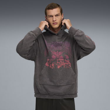 Sweatshirt Puma LaMelo World Tour-nament Hoodie Grå | 632433_01, 1