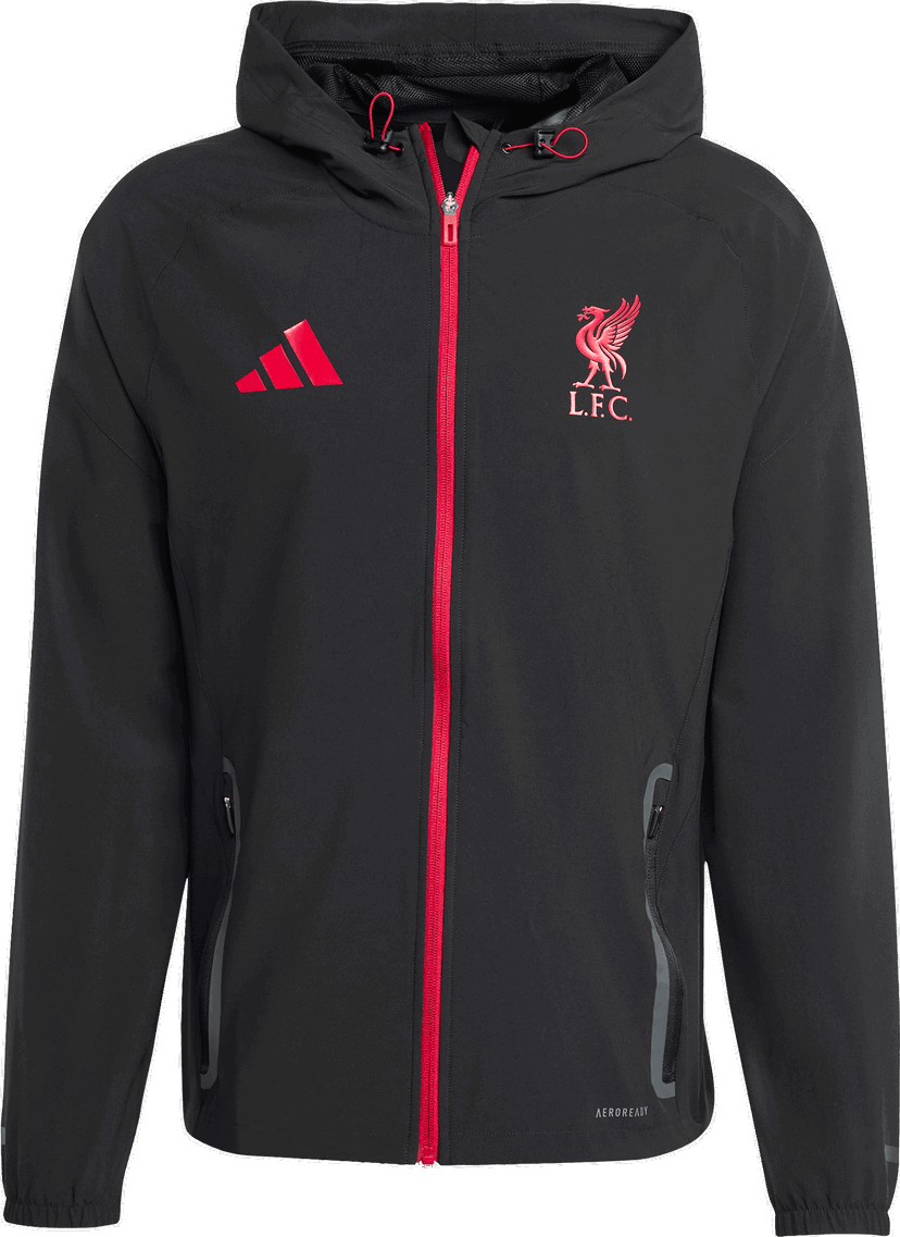 Jakke adidas Originals Liverpool FC Tiro25 Competition Vis Tech Track Jacket Sort | jz5556
