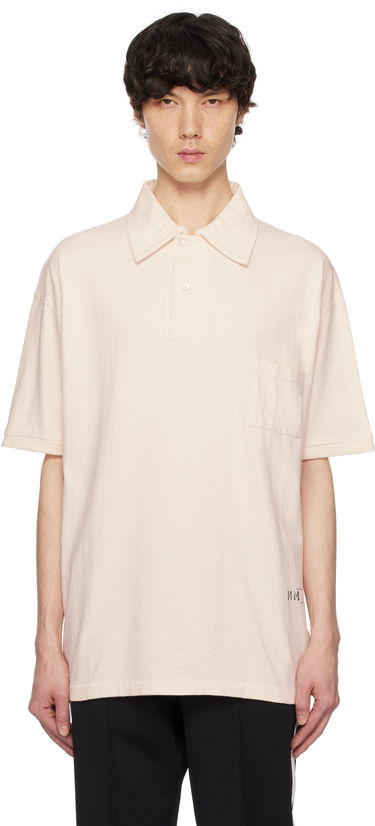 Polo skjorte Maison Margiela Maison Margiela Printed Polo Beige | S50GL0060 M20061, 0