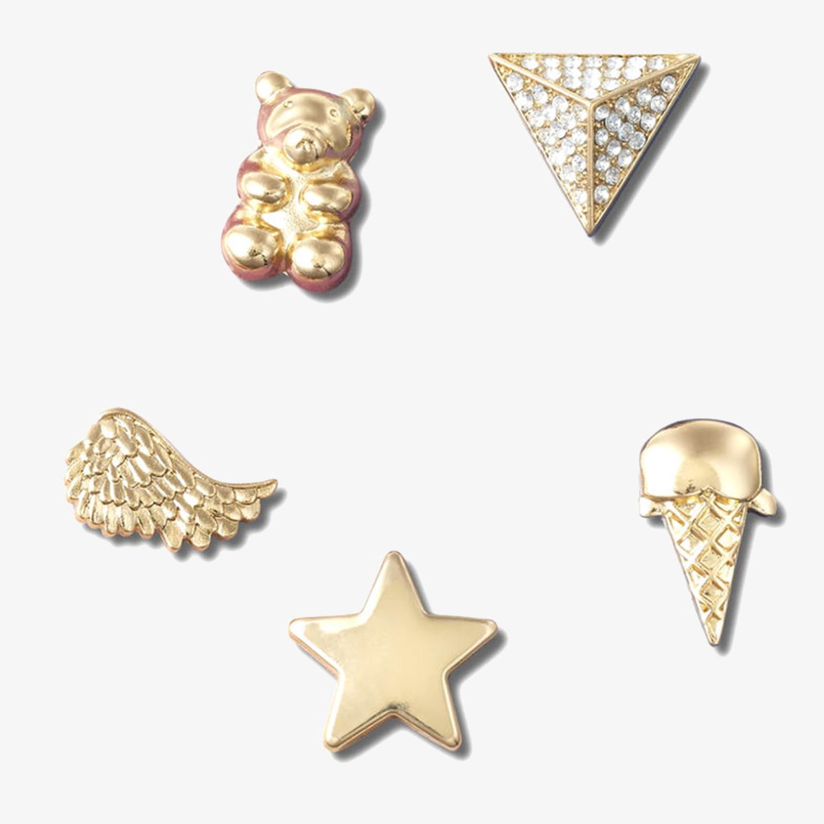 Stift Crocs Jibbitz Charms 5-Pack Gul | 10011118, 0