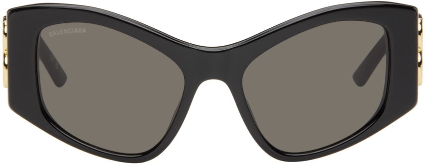 Solbriller Balenciaga XL D-Frame Sunglasses Sort | BB0287S, 0