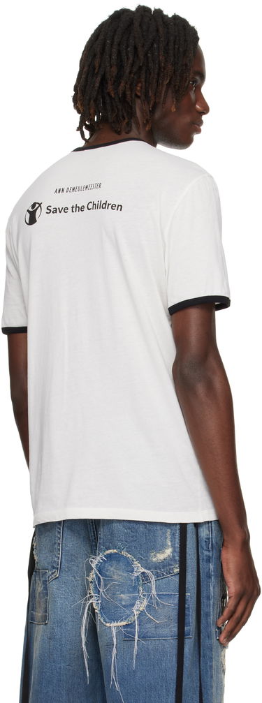 T-shirt Ann Demeulemeester Ann Demeulemeester Save the Children Edition Aimar Standard T-Shirt Hvid | B0012876-FA206-003, 2