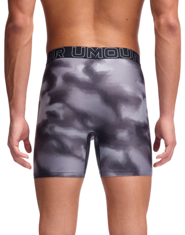 Boksere Under Armour Under Armour Print 6in Boxer Shorts, 3-Pack Grå | 1383885-024, 4