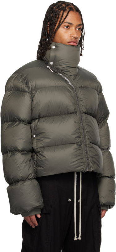 Puffer jakke Rick Owens Rick Owens Concordians Turtle Down Jacket Lyserød | RU02E1797 NPD3, 4