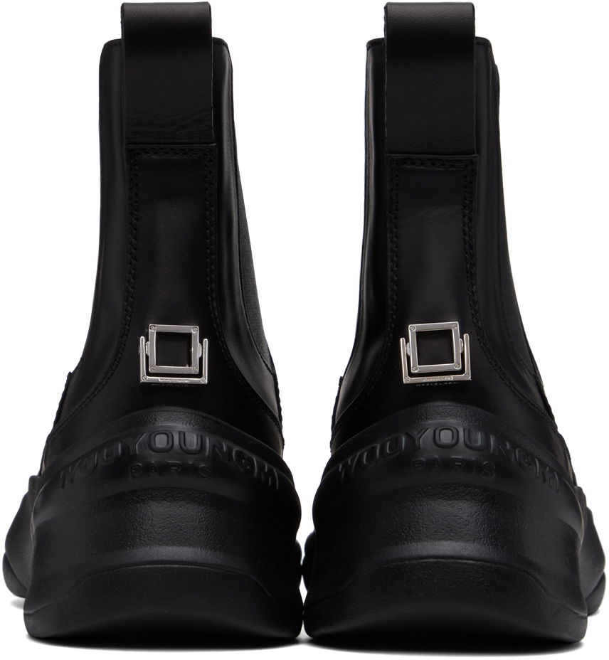 Frakker WOOYOUNGMI WOOYOUNGMI Leather Chelsea Boots Sort | M223SU12, 1