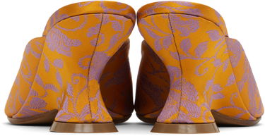 Skopleje Dries Van Noten Dries Van Noten Open-Toe Jacquard Mules Orange | WS251-1561-730, 1