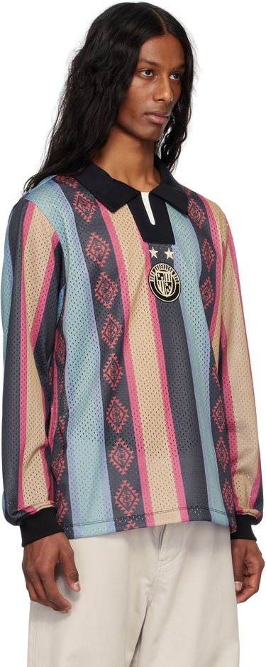 Jersey Andersson Bell Andersson Bell Navajo Stripe Long Sleeve Polo Flerfarvet | atb1297m, 1