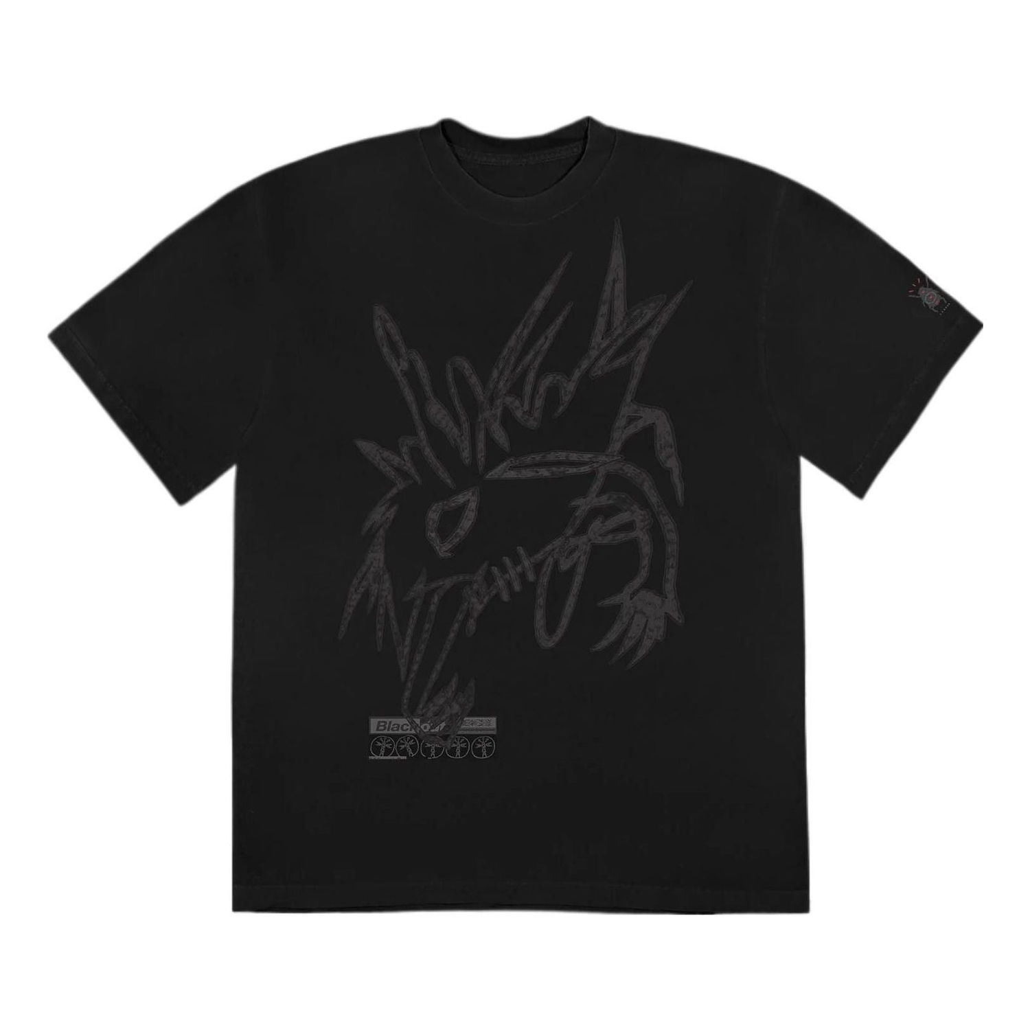 T-shirt Cactus Jack by Travis Scott Travis Scott In The Dark Graphic T-Shirt Sort | TS-22FW002, 0