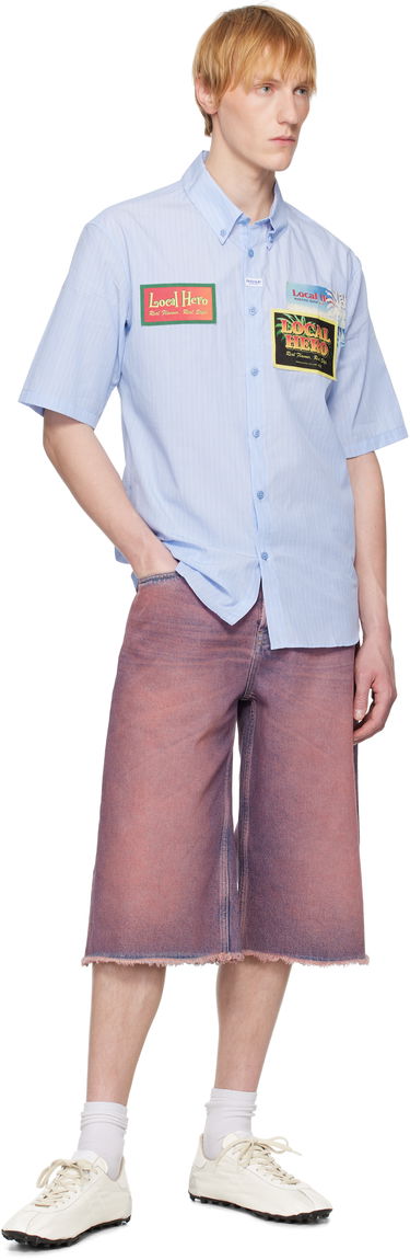 Skjorte Martine Rose Martine Rose Casual Shirt Blå | 466WS15509, 3