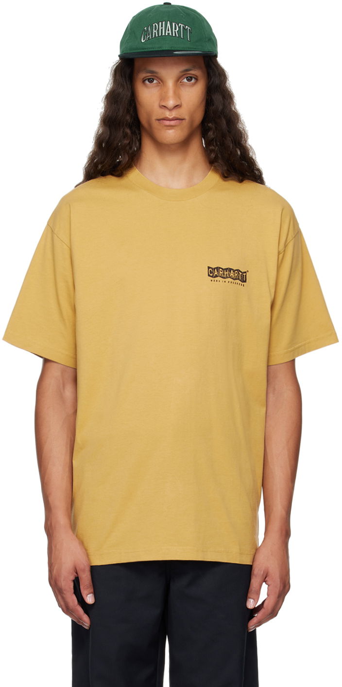 T-shirt Carhartt WIP Stamp Graphic T-Shirt Gul | I033670
