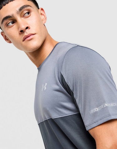 T-shirt Under Armour Tech Hybrid Short Sleeve T-Shirt Grå | 6007954-016, 1
