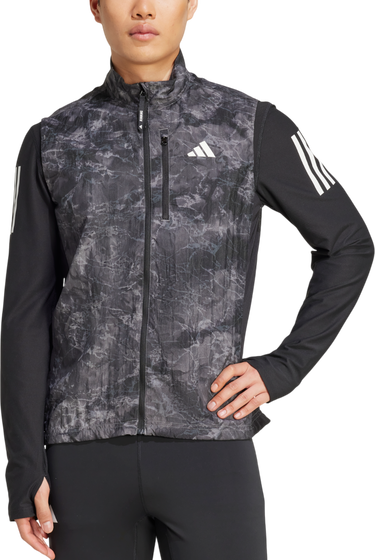Vest adidas Originals Own the Run Spray Dye Vest Sort | jn9684, 0