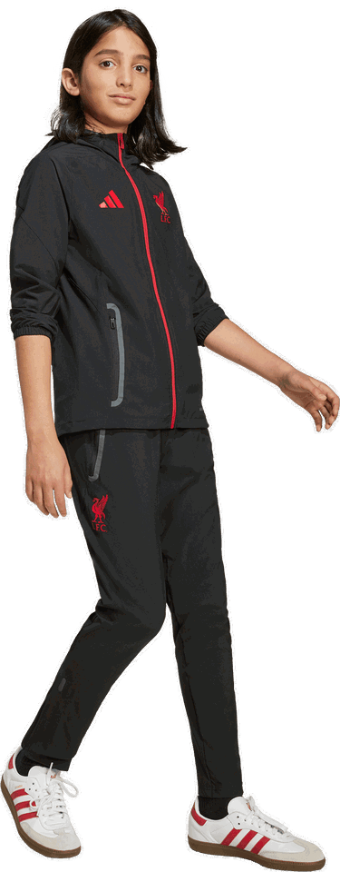 Jakke adidas Performance Liverpool Tiro 25 Competition Vis Tech Travel Jacket Sort | JZ5558, 4