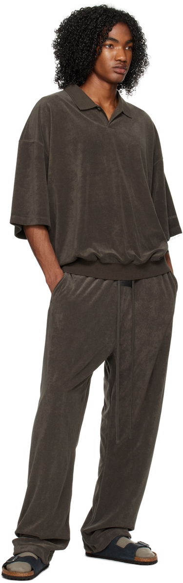 Polo skjorte Fear of God Essentials Terry Polo Sort | 125BT224050F, 3