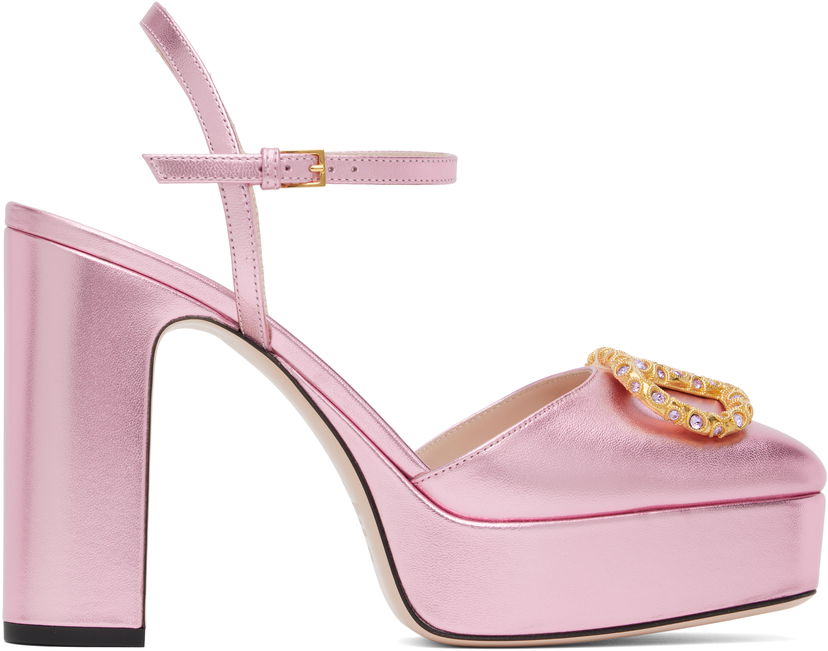 Sneakers og sko Valentino Garavani VLogo Signature Platform Heels Lyserød | 6W2S0LF8LUY