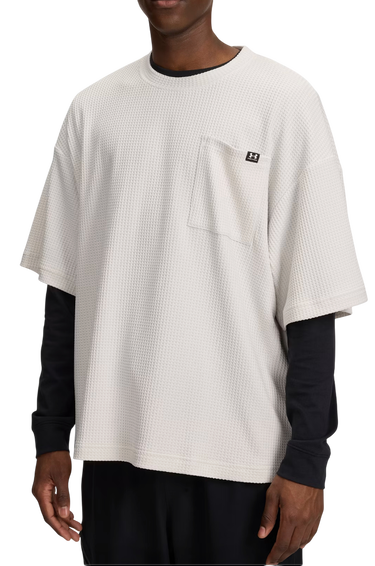T-shirt Under Armour Rival Waffle Crew Neck Pocket T-Shirt Hvid | 1383106-110, 0