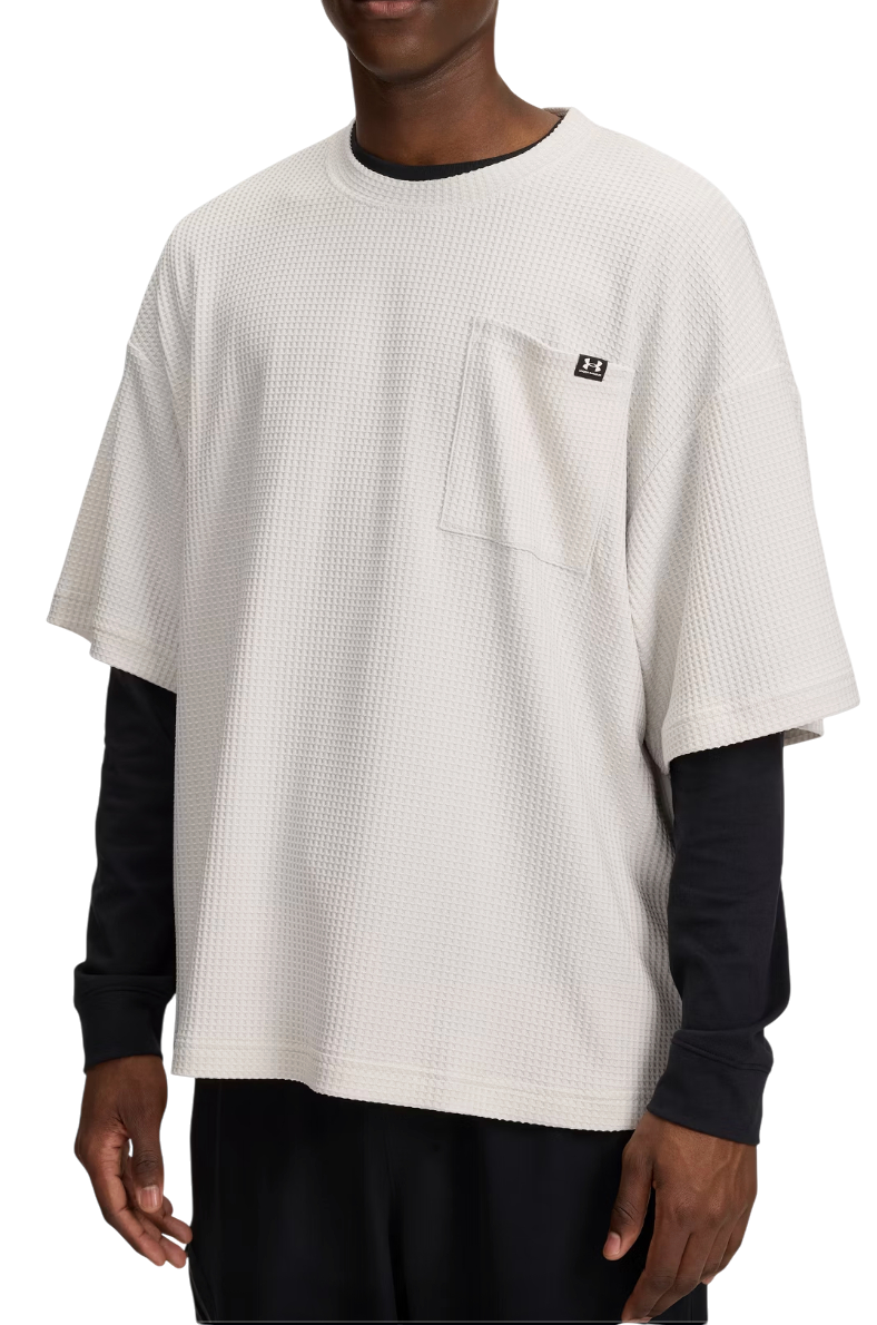 T-shirt Under Armour Rival Waffle Crew Neck Pocket T-Shirt Hvid | 1383106-110